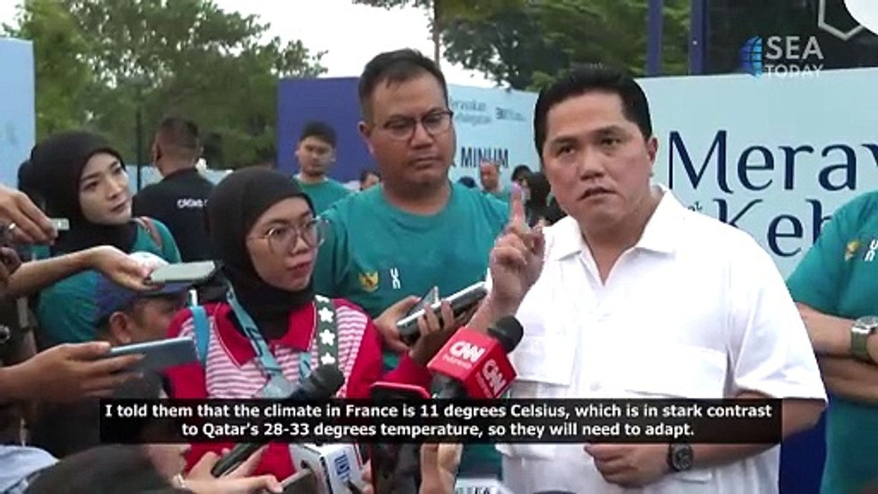 P-S-S-I Chairman and Indonesian State-Owned Enterprises Minister Erick Thohir on U23 Preparation Against Guinea