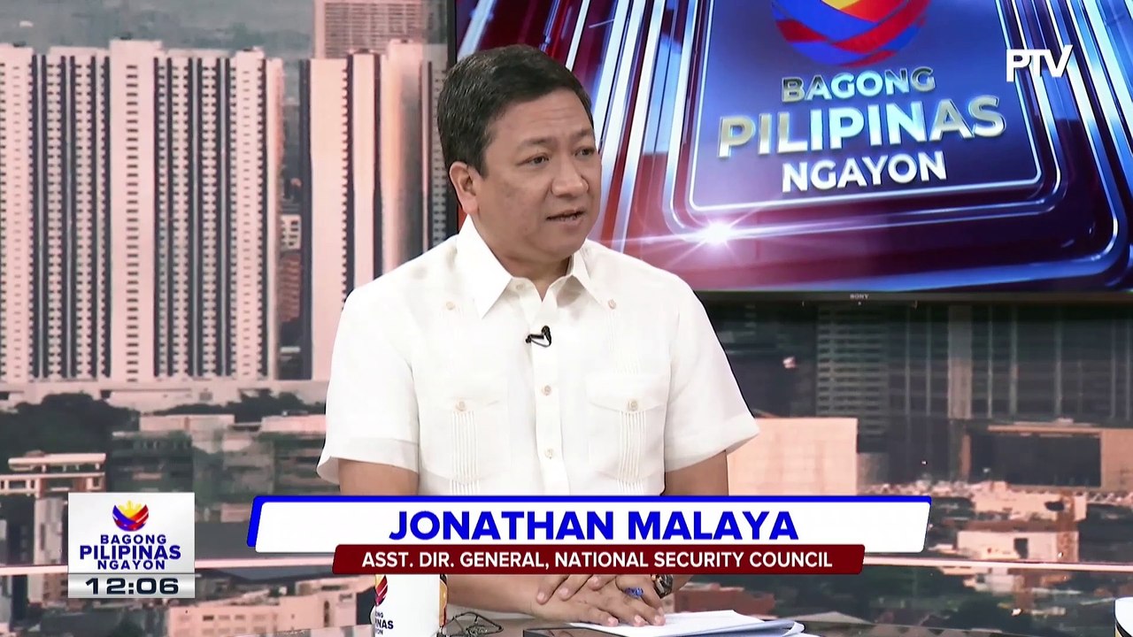 Panayam kay NSC Asst. Dir. General Jonathan Malaya kaugnay sa bagong claim ng China na 'new model arrangement' sa Ayungin Shoal