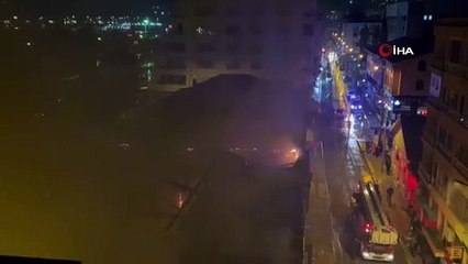 Asrın felaketinin yıkamadığı 200 yıllık tarihi bine yangında kül oldu...