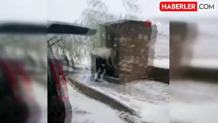 Niğde'de Mayıs Ayında Yüksek Kesimler Beyaza Büründü