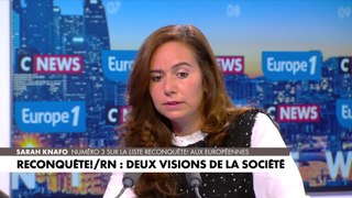 Sarah Knafo : «Marine Le Pen n'a plus le feu sacré, elle se banalise (...) Marine Le Pen décide de se soumettre aux médias, nous, au réel»