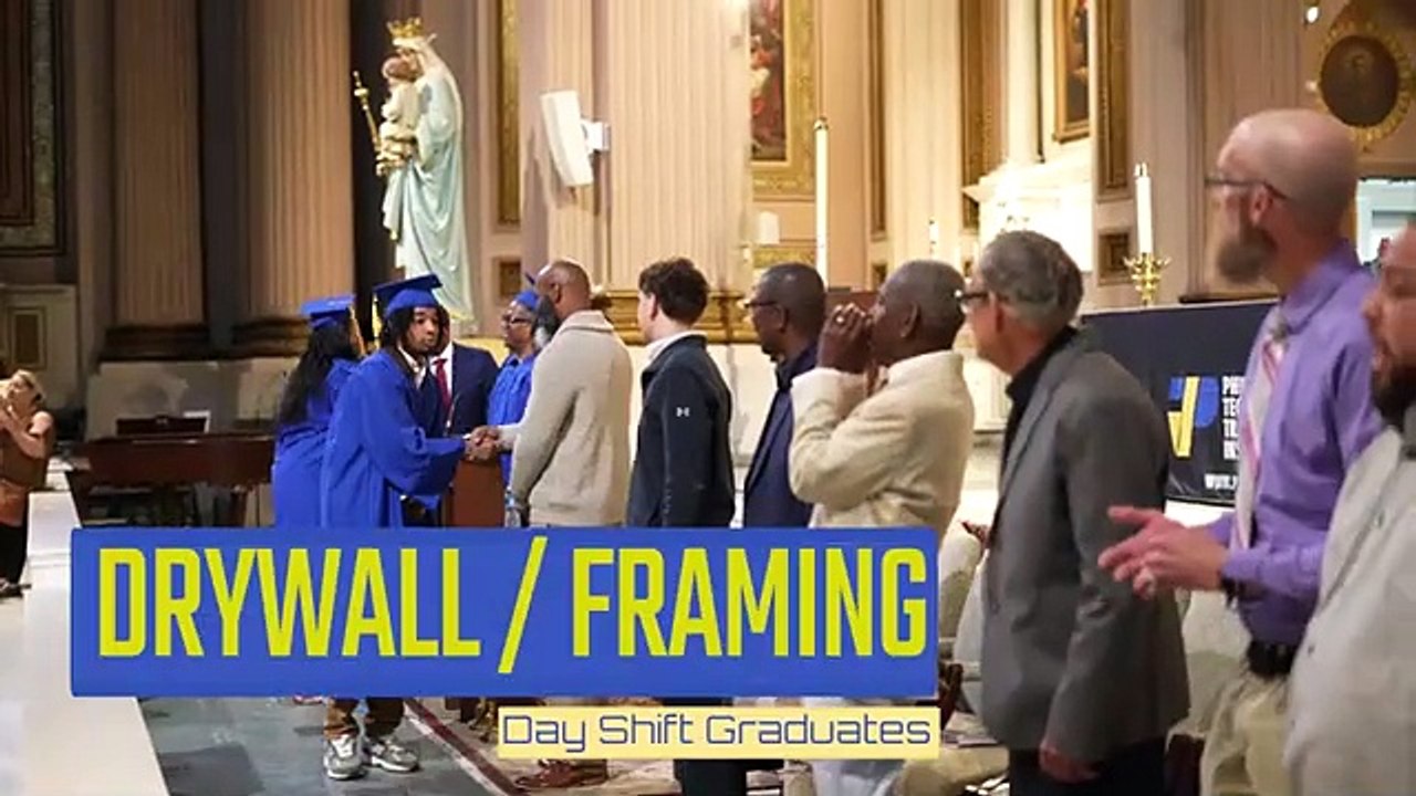 Drywall & Framing Graduates Shine at Philadelphia Technician Training Institute Graduation