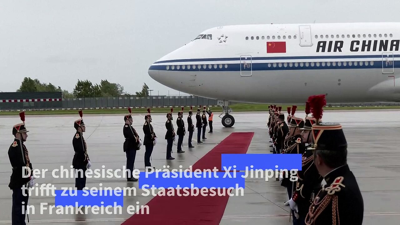 Chinas Präsident Xi beginnt Staatsbesuch in Frankreich