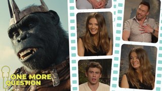 Owen Teague, Freya Allan and Kevin Durand on going to 'Ape School' for Kingdom of the Planet of the Apes