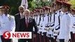 Malaysia’s King and Queen receive ceremonial welcome during state visit to Singapore