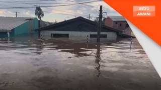 Banjir: Penyelamat Brazil giat selamatkan penduduk terkandas