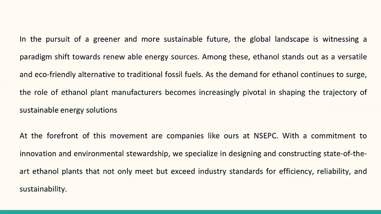 Building the Future_ Ethanol Plant Manufacturing and Sustainable Energy Solutions