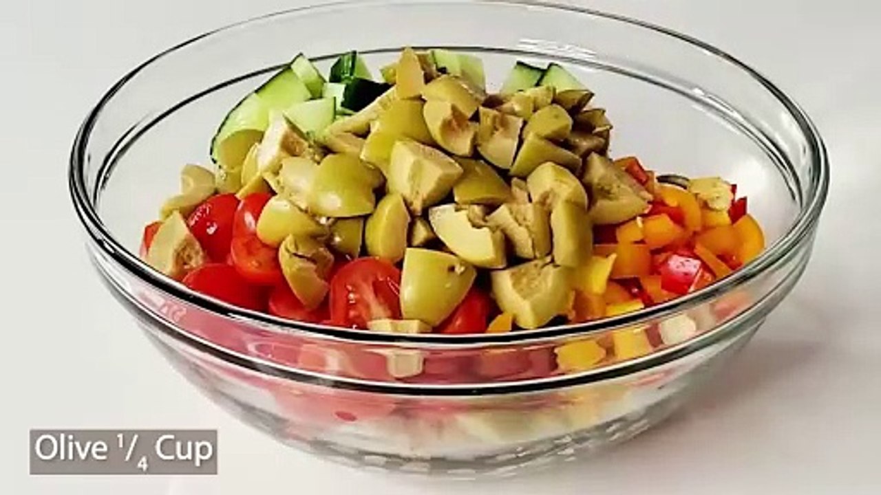 Mediterranean Chickpea Salad Recipe II food II recipe II cooking