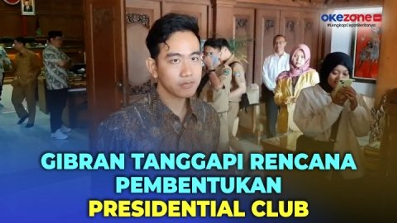 Tanggapi Rencana Pembentukan Presidential Club, Gibran: Bagus Sekali