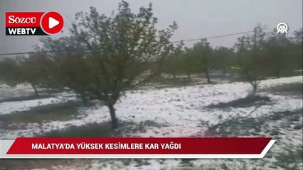 下载视频: Yüksek kesimlere kar yağdı