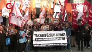 Ankara Emek ve Demokrasi Güçleri tutuklananlar için eylem yaptı