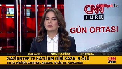 Gaziantep'te korkunç kaza! 8 kişi öldü, 10 yaralı var