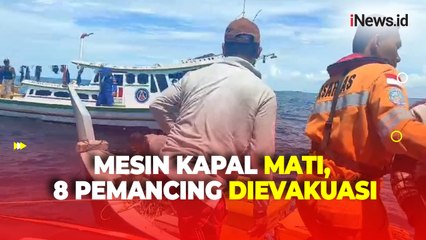 8 Pemancing Dievakuasi Basarnas di Perairan Semujur Usai Mesin Kapal Mati