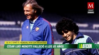 Fallece César Luis Menotti, leyenda del fútbol y exentrenador de México