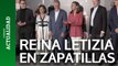 La reina Letizia aparece en zapatillas de deporte y se explica