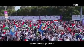 آدي بلدنا وآدي الرجالة جاهزين.. مين يتعدى حدوده على المصريين.. غناء صوت مصر أنغام