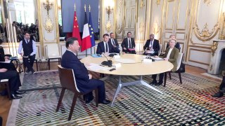 Macron recebe Xi Jinping e Von der Leyen em Paris