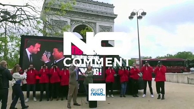 NO COMMENT: Protesta de Reporteros Sin Fronteras contra la visita del presidente chino