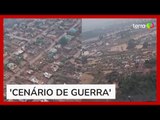 Imagens aéreas mostram devastação em cidade no Rio Grande do Sul