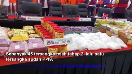 60 Tersangka Narkoba Jaringan Internasional Fredy Pratama