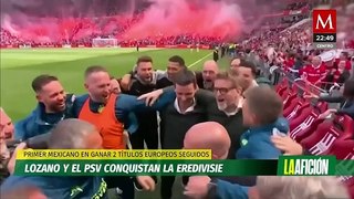 Chucky' Lozano y PSV Eindhoven se coronan en la Eredivisie