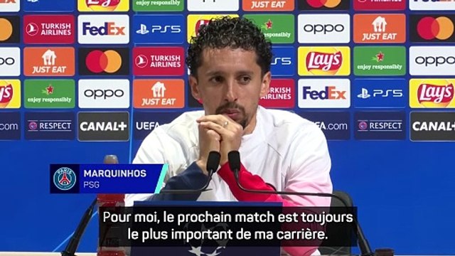 Marquinhos : Le match le plus important de ma carrière, c'est toujours le prochain