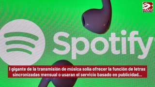 Elimina Spotify función de la versión gratuita