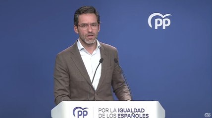 El PP convoca el día 26 una manifestación contra la amnistía y la "corrupción" del Gobierno