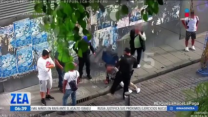 Tải video: Así cayó un sujeto que le disparó a un hombre en el Centro Histórico de la CDMX