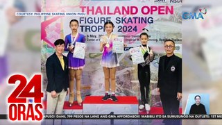 10-anyos na Pinoy figure skater, wagi ng gold sa Open Figure Skating Trophy 2024 | 24 Oras
