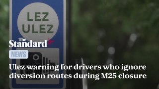 Ulez warning for drivers who ignore diversion routes during M25 closure