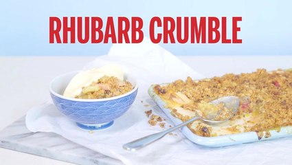 Rhubarb Crumble Recipe | GoodToEat