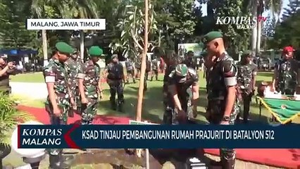 KSAD Tinjau Pembangunan Rumah Prajurit di Batalyon 512