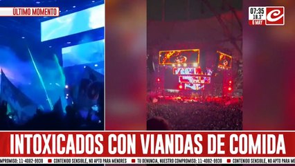Escándalo en el show de La Renga: más de 200 empleados terminaron intoicados