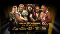 TNA Slammiversary 2009 - Kurt Angle vs Samoa Joe vs Mick Foley vs Jeff Jarrett vs AJ Styles (King Of The Mountain Match, TNA World Heavyweight Championship)