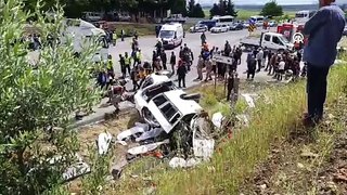Gaziantep Valisi Çeber, İslahiye’deki trafik kazasında yaralananları ziyaret etti