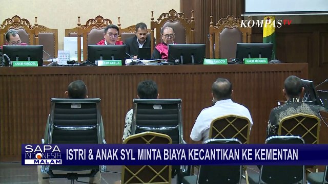 Kasus Korupsi Eks Mentan, Saksi: Istri dan Anak SYL Minta Biaya Kecantikan ke Kementan