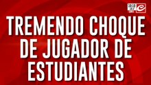 Jugador de Estudiantes chocó contra surtidor en estación de servicio
