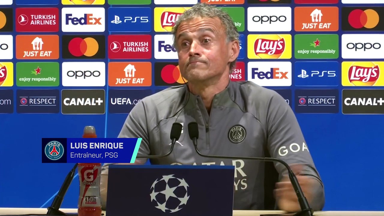 Luis Enrique : "On va gagner, c'est la seule phrase que je connais en français !"