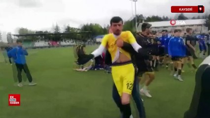 Amatör'de yine olay: Tekmeler havada uçuştu, maç ertelendi