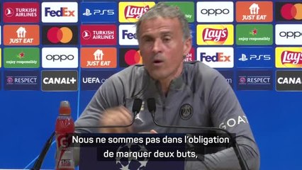 PSG - Luis Enrique : "Marquer déjà un but et gagner"
