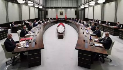 Cumhurbaşkanı Erdoğan başkanlığında Kabine Toplantısı