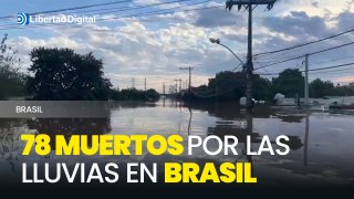 80 fallecidos y más de 100 desaparecidos por inundaciones en Brasil