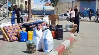 İsrail Gazze'deki bombalardan kaçan Filistinlilere Refah'ı da dar etti!