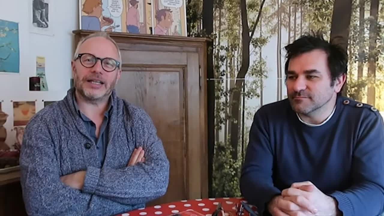 Vincent Zabus et Nicoby présentent leur BD chorale "Nos rives partagées"