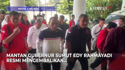 Begini Momen Edy Rahmayadi saat Kembalikan Formulir Pendaftaran Cagub Sumut ke PDIP