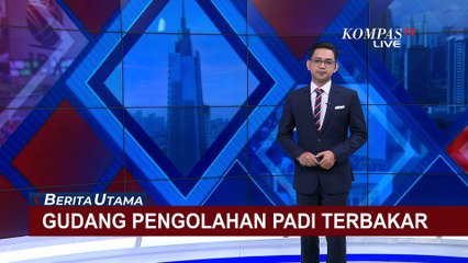 Gudang Pengolahan Padi di Blora Ludes Terbakar