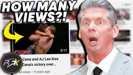 10 Most Watched WWE YouTube Videos | partsFUNknown