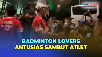 Tetap Bangga! Badminton Lovers Antusias Sambut Kedatangan Tim Thomas dan Uber