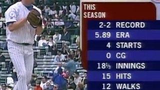 ¡Hace 26 años Kerry Wood ponchaba a 20 peloteros de Astros de Houston!